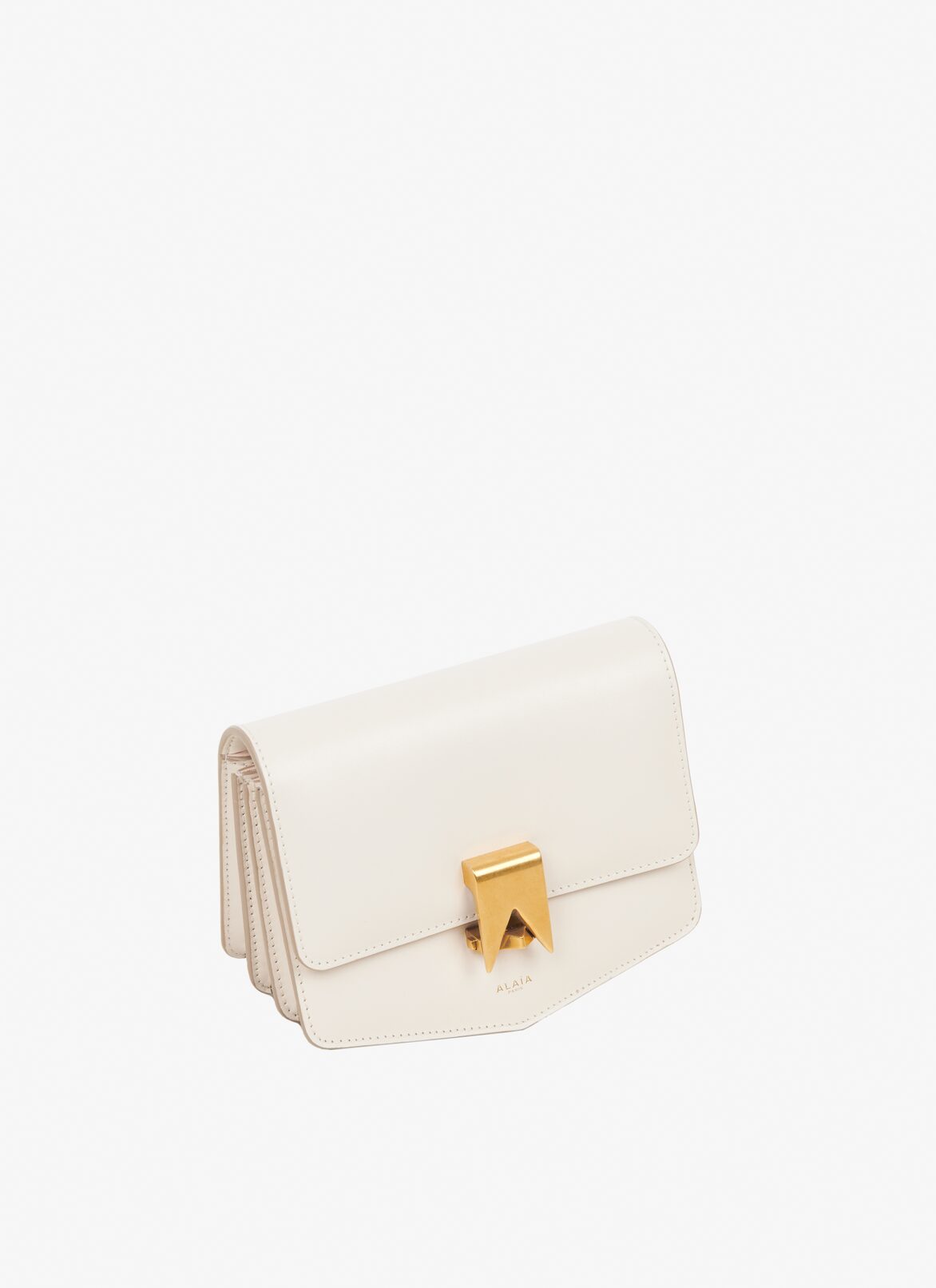 Kleine Tasche Le Papa aus Boxkalbleder ALAÏA ELFENBEIN KLEINE TASCHE LE PAPA AUS BOXKALBLEDER